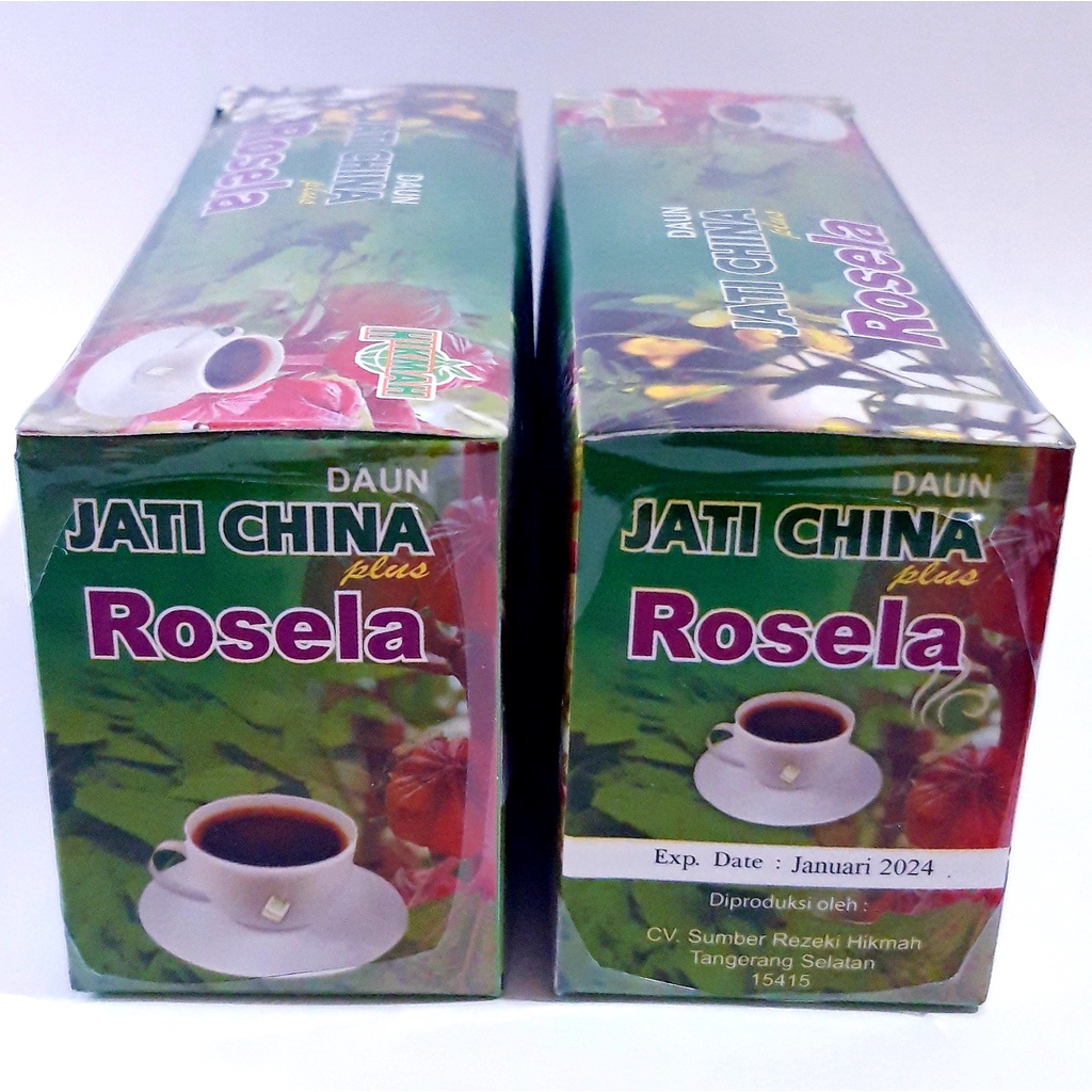 Teh Celup Jati China Plus Rosela Teh Herbal Jati Cina Plus Rosella