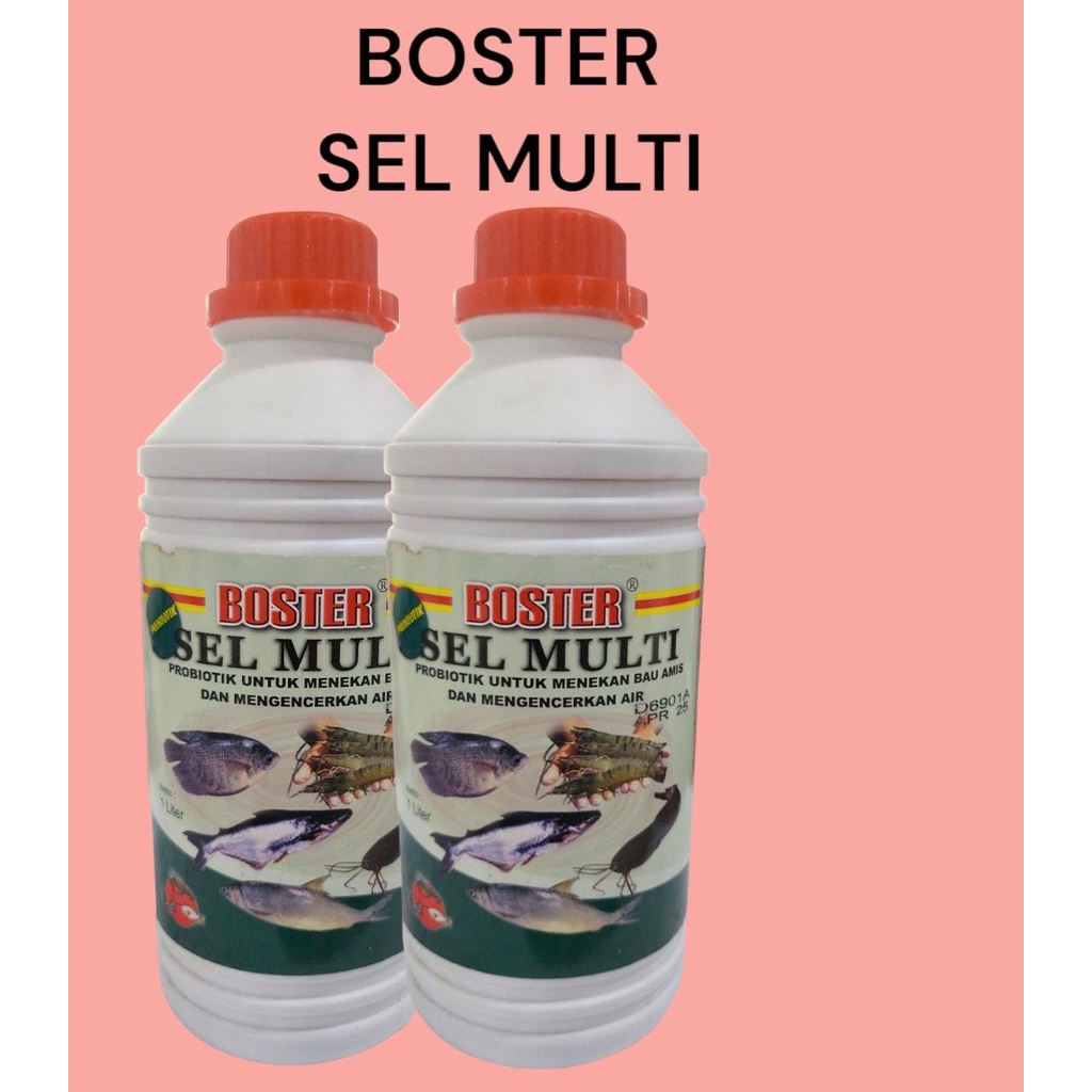 Boster Sel Multi Probiotik Mencegah Bau Amis 1 Liter ikan dan udang