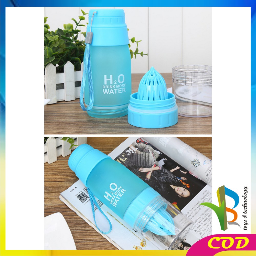 RB-C708 Botol Minum Infuser H2O Tempat Minum Tumbler Ada Alat Peras Jeruk Infused Water Sari Buah Botol Air Infuse