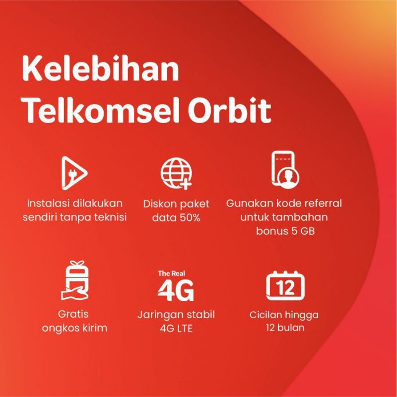 Telkomsel Orbit Star Lite HKM0126 Modem Router Free Kuota 150GB