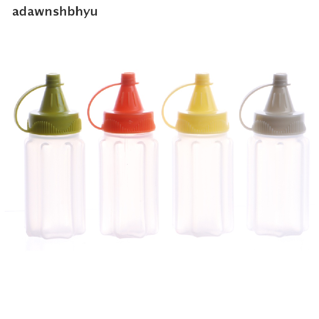Adawnshbhyu 1Set Botol Bumbu Botol Saos Mini Kotak Bumbu Spice Jar Sauce SqueezeBottle ID
