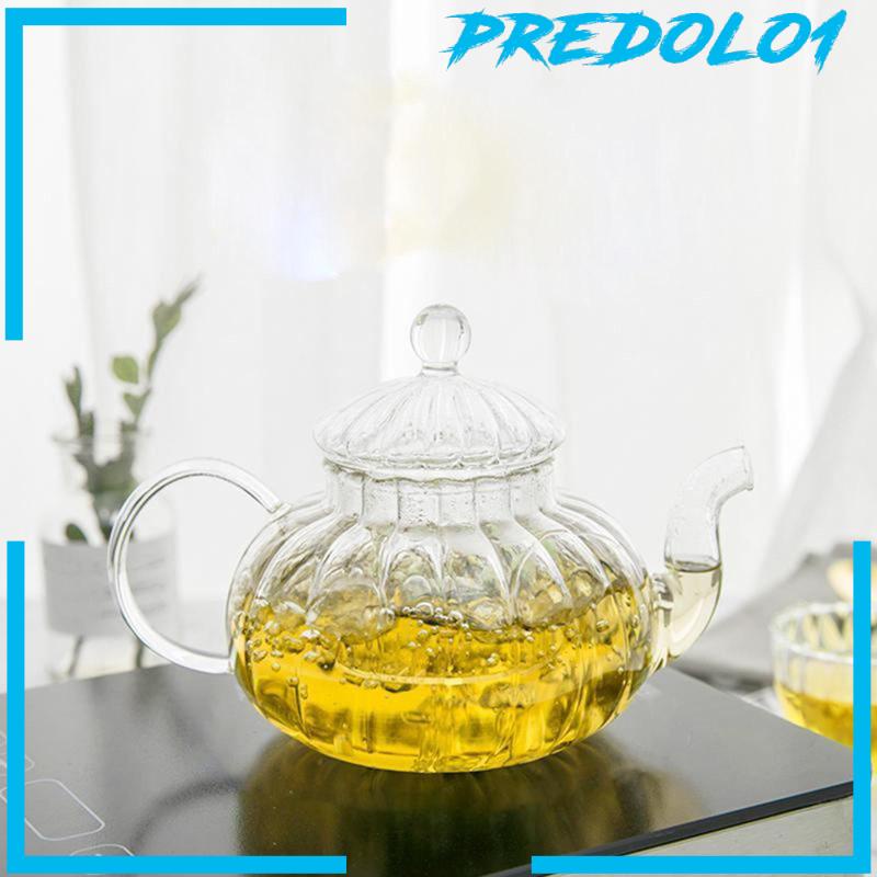 [Predolo1] Teko Kaca Dengan Saringan Teh Untuk Mekar Dan Longgar Leaf Tea Maker