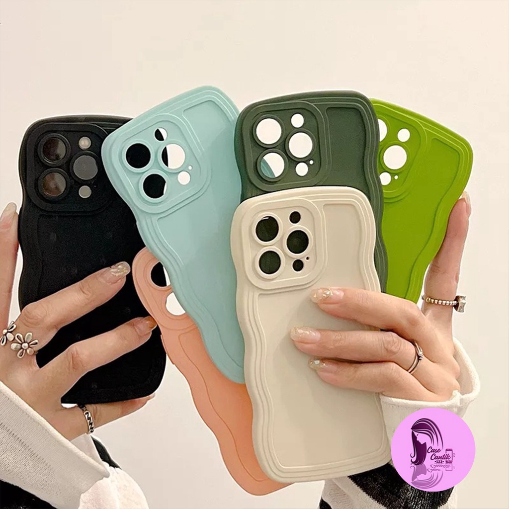 SOFTCASE WAVE CASE GELOMBANG SILIKON FOR VIVO Y30 Y35 Y36 Y53 Y71 Y75 Y81 Y83 Y91 Y93 Y95 SOFT CASIN