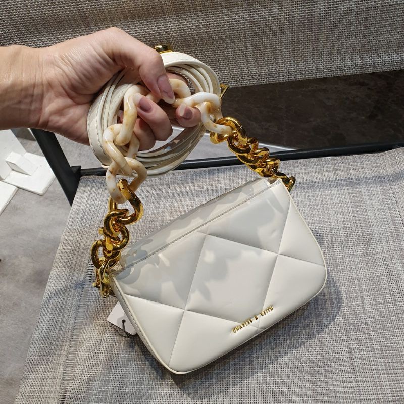 CK MINI DANIKA CHUNKY CHAIN PADDED BAG PREMIUM IMPORT
