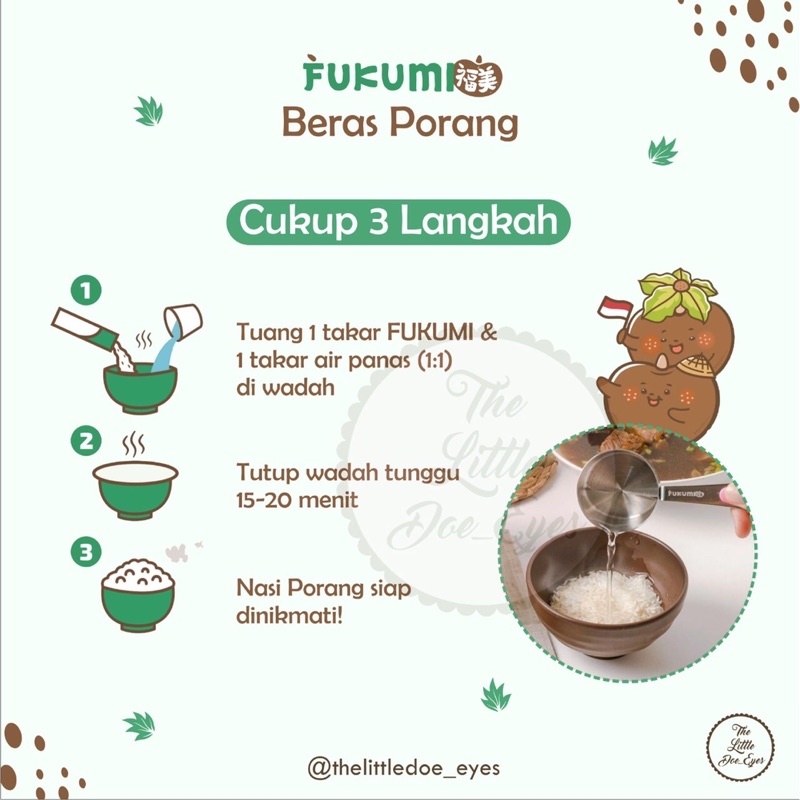 Fukumi Beras Porang (Box  7 Sachet @40)