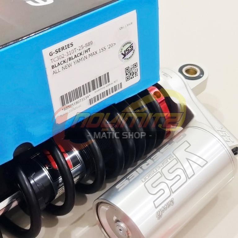 Shock YSS G Series Smooth Silver Edition 305mm New NMAX 2020 Aerox 155