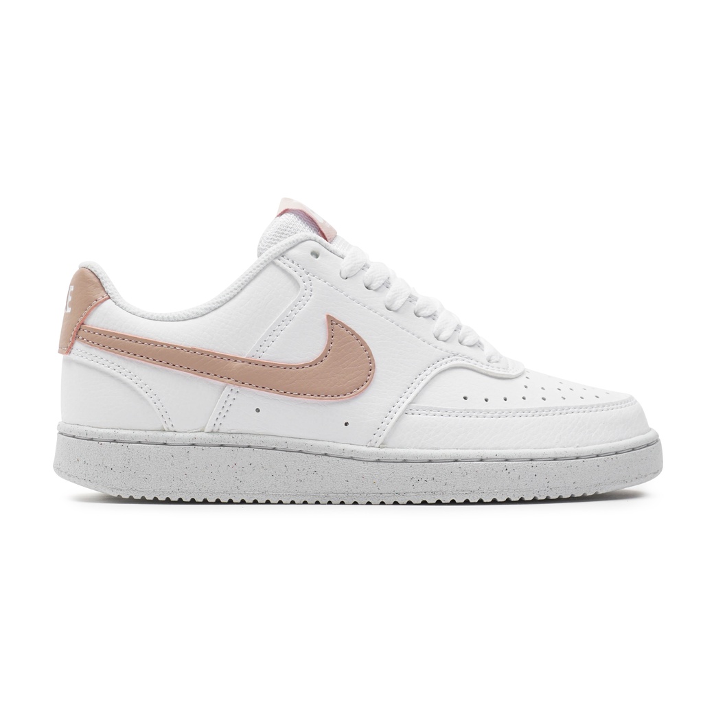 Nike Court Vision Low  NN Women's White/Pink Oxford Sneakers Wanita ORIGINAL