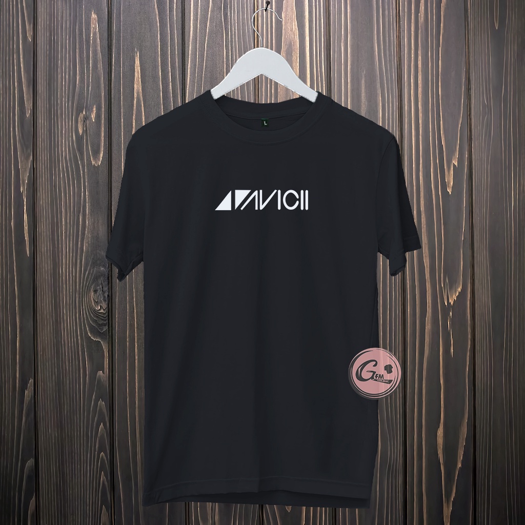 Baju Kaos Distro Avicii Pria Dan Wanita Katun Combed Jumbo Cowok Cewek Dewasa Jumbo Oblong Laki Laki