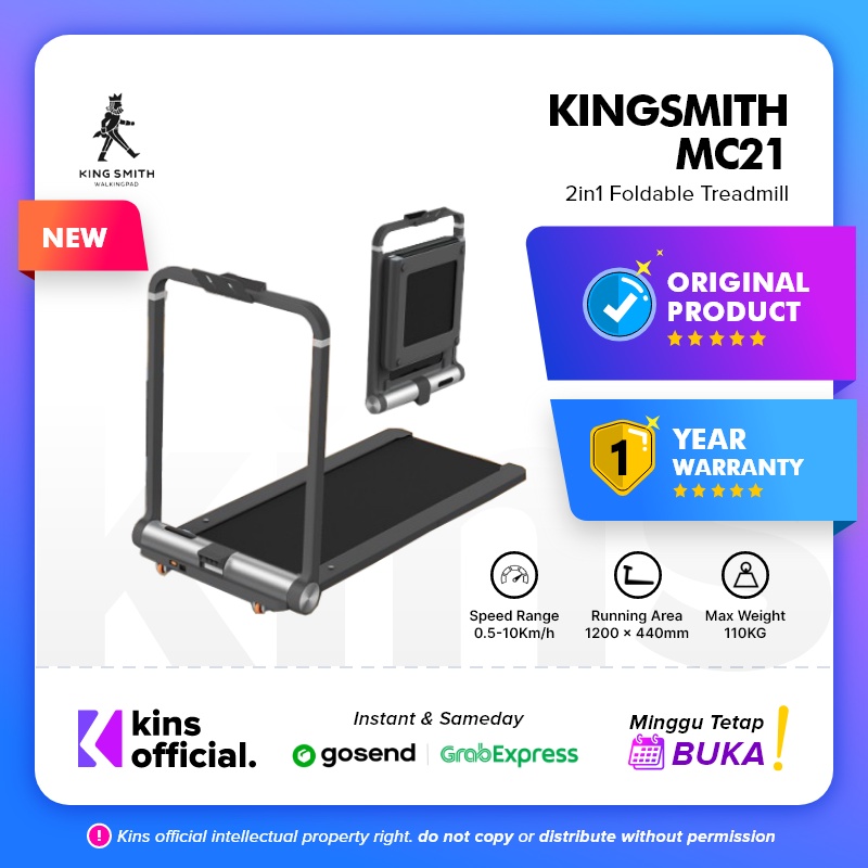 Kingsmith WalkingPad MC21 Smart Foldable Treadmill Zwift APP