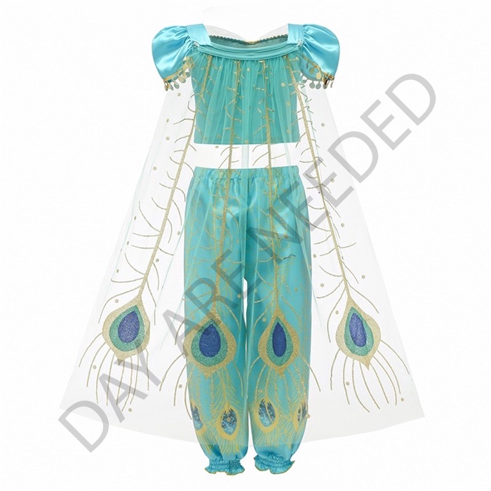 cosplay kostum jasmine mewah anak costume kostum princess princes prinses jasmine anak jasmine jasmin anak perempuan costume / costum / custom / costumes kostom helloween haloween hallowen halloween