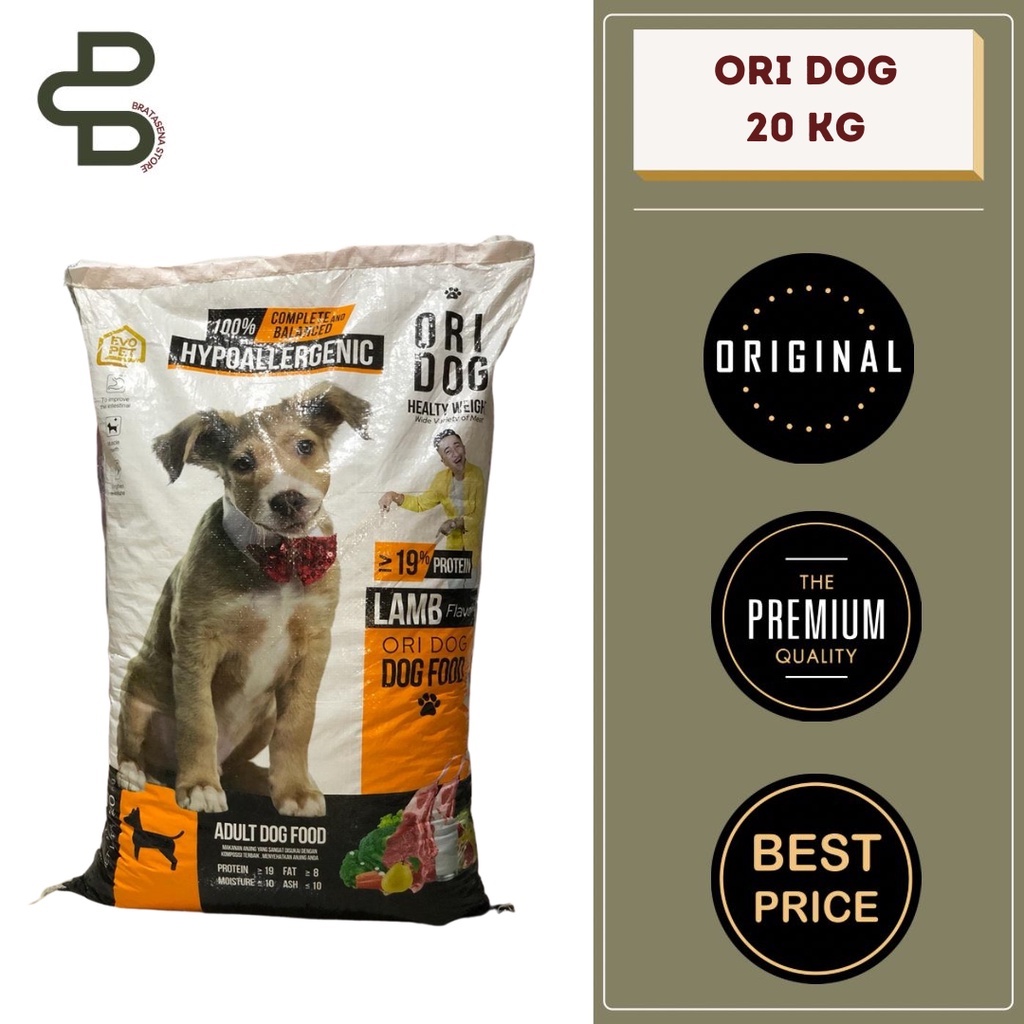 ORI DOG 20 KG LAMB FLAVOR FRESHPACK // MAKANAN KERING ANJING (KHUSUS EKSPEDISI)