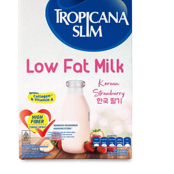 

Terbaru Tropicana Slim Low Fat Milk Korean Strawberry 500 gram – Susu dengan Kolagen
