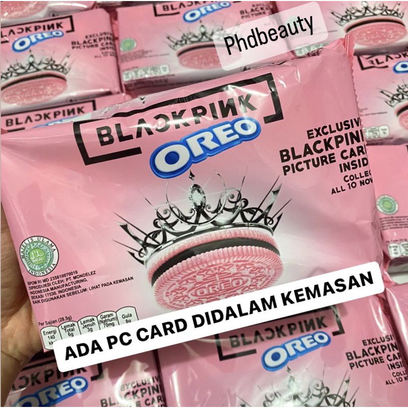 

Oreo black pink viral card rendom