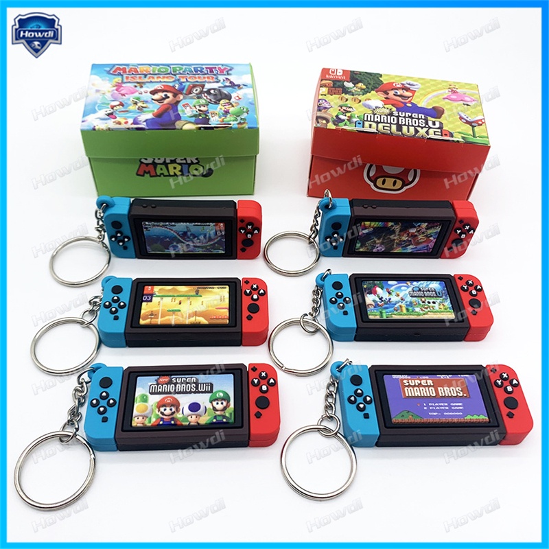 Aksesoris Kunci Mobil Mario Super Mary Game Key Chain Animal Sen Zelda Nintendo Key Pendant Liontin Kartun