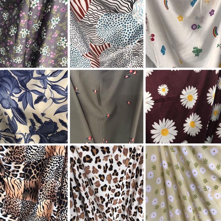 ALH.10De22y • Kain Katun Rayon Premium Harga 0,5 meter