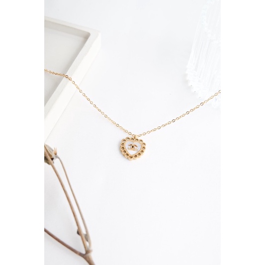 CHIWY.ID | MAVEN NECKLACE | KALUNG STAINLESS STEEL | KALUNG GOLD ANTI KARAT ANTI HITAM TITANIUM ANTI
