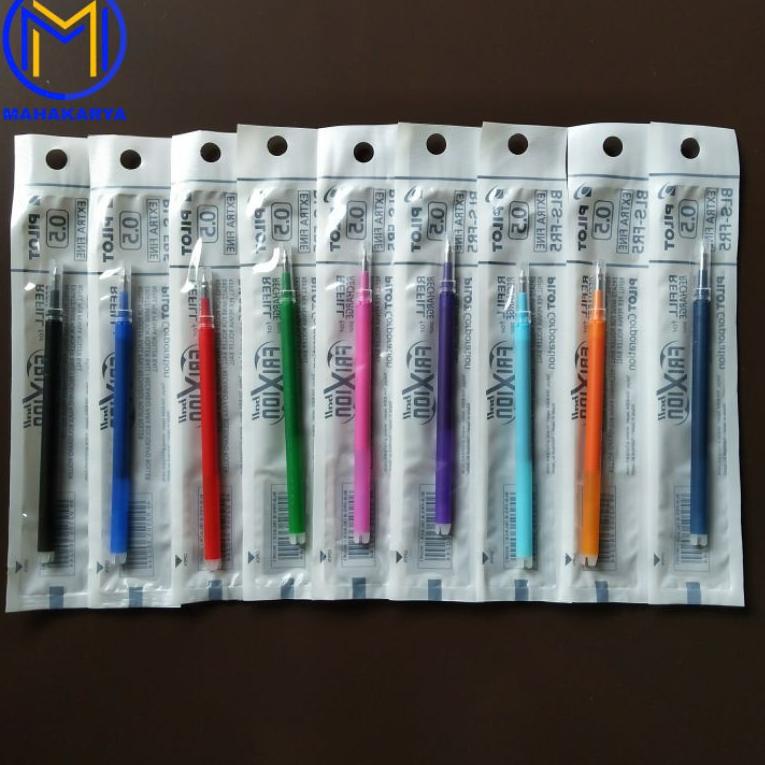 

[KODE PRODUK 7YJZF8238] Refill Isi Pulpen PILOT Frixion Clicker / Ball 0.5 & 0.7 [ 1 Pcs ] Warna Warni