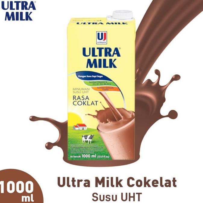 

Ultra Milk Susu UHT Cokelat 3x1000ml TERLARIS TERPERCAYA ORIGINAL