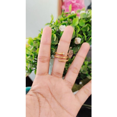Cincin Paku Emas 6k