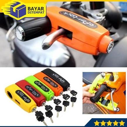 BIG SALE (BISA COD) Caps Lock Caps-Lock Grip Lock Gembok Kunci Ganda Pengaman Motor TERLARIS TERPERC