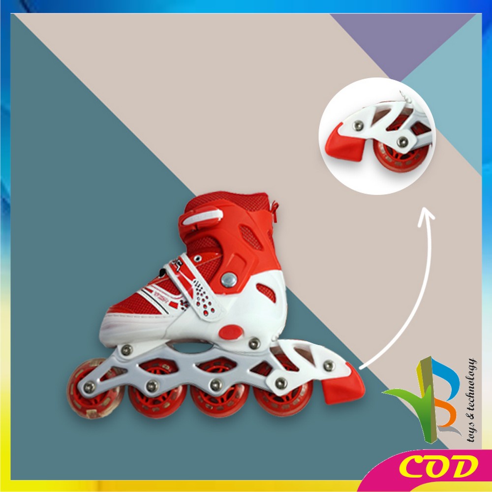 RB-O2 Sepatu Roda Anak Inline Skate / Power Roller Skate / Sepatu Roda Bajaj Anak Laki dan Perempuan