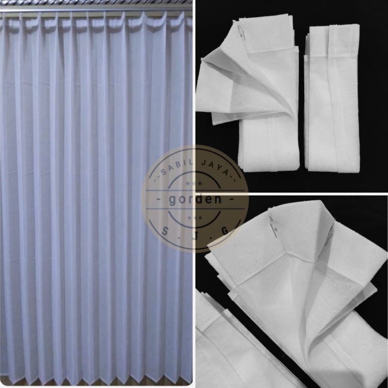 Gorden Jendela Vitrase Gorden Transparan Gorden Etalase Motif Salju Gorden Tipis