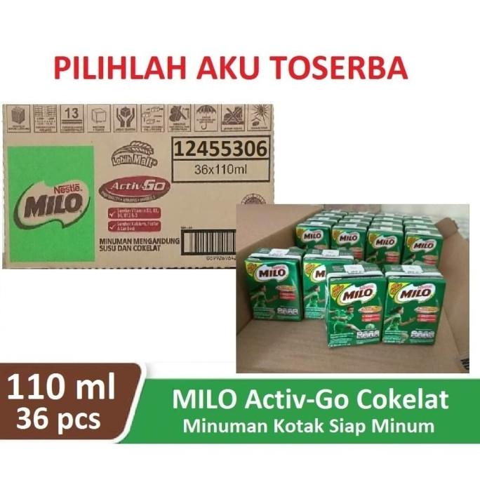 

Susu Milo Kotak Coklat ACTIVE GO UHT - 115 ml (1 dus isi 36) TERLARIS TERPERCAYA ORIGINAL