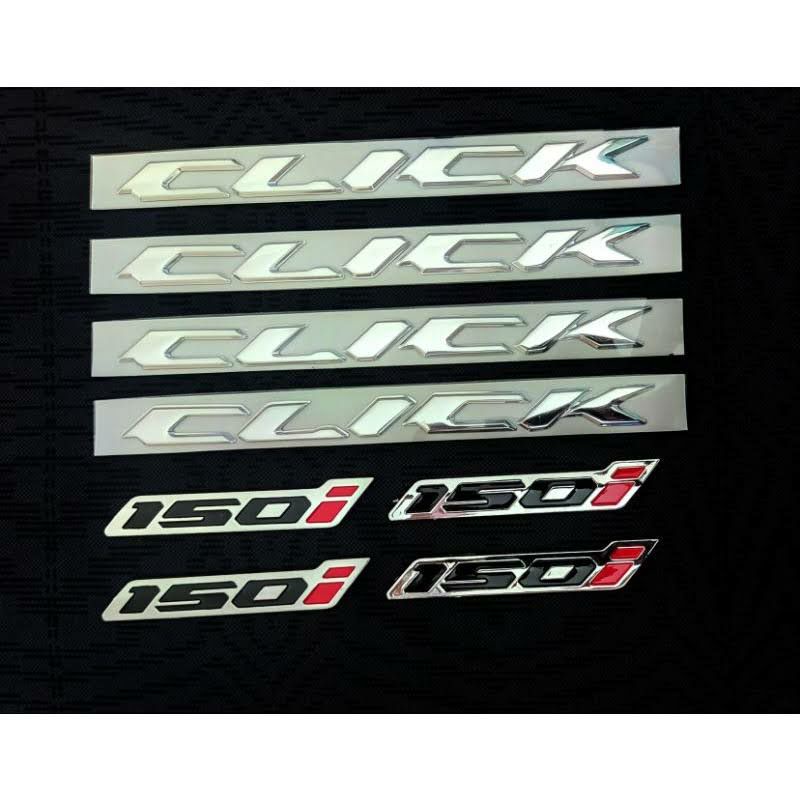 Stiker emblem 3d honda click 150 &amp; 125