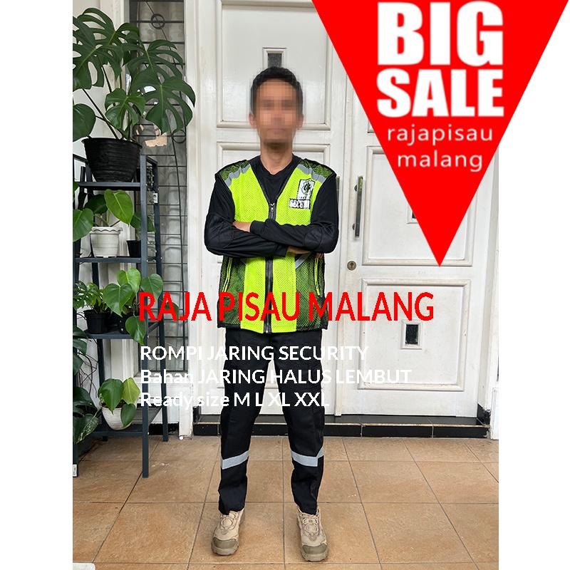 JARING Rompi Satpam Jaring Rompi Satpam Security Terbaru SATPAM