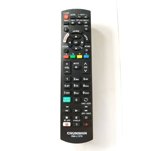 REMOT REMOTE TV PANASONIK VIERA SMART TV ANDROID UNIVERSAL HEXA BOOST PANASONICC