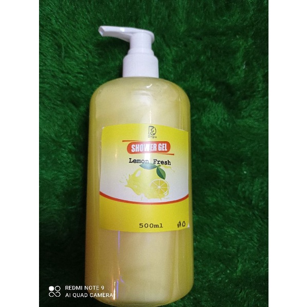 sabun mandi cair / shower gel / body wash extra colagen 500 ml-Lemon fresh