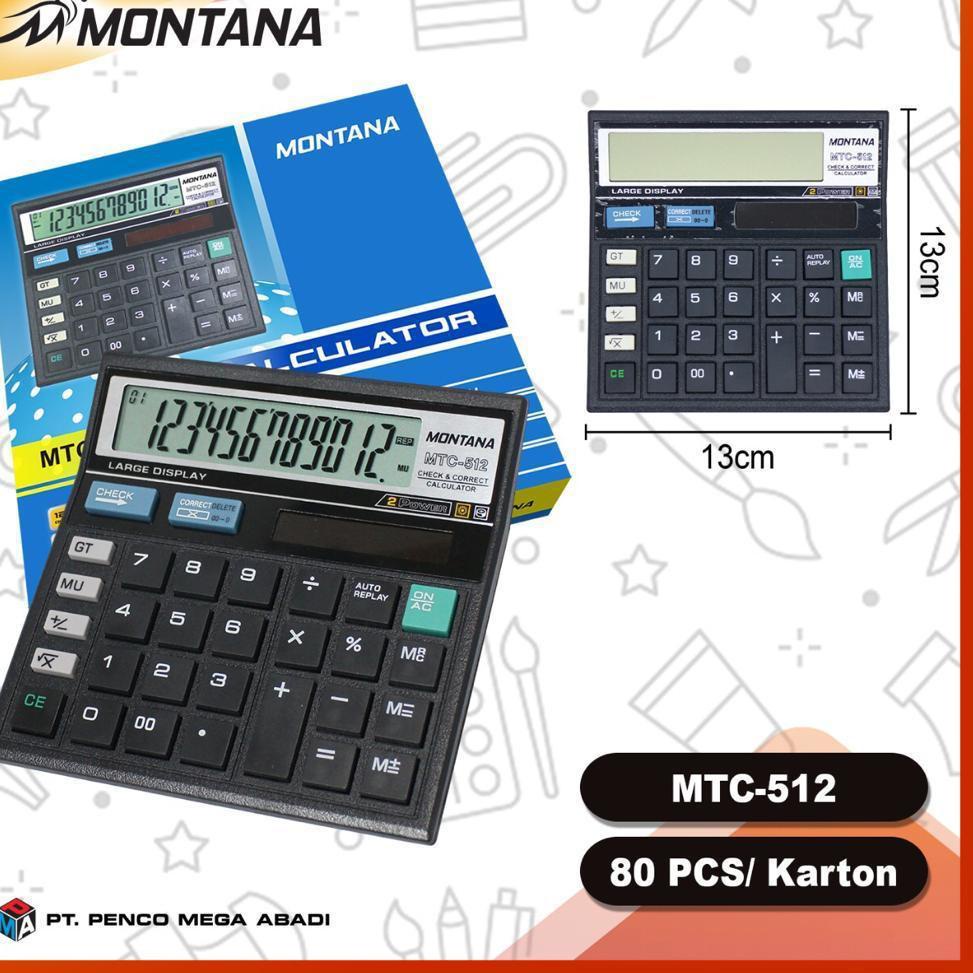 

[PRODUK LN9PA] Kalkulator calculator MTC512 12 digit harga distributor QMW