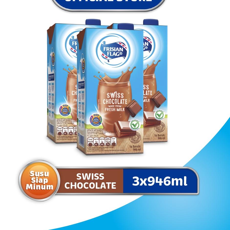 

Diskon Frisian Flag Family UHT Swiss Chocolate 946 ml x 3 pcs TAE