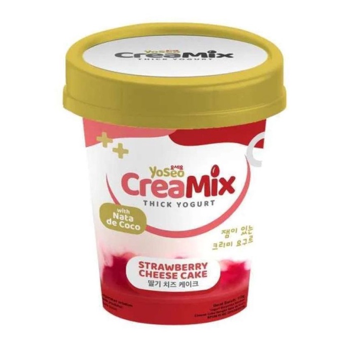 

YOSEO CREAMIX CHSCAKE STRWBERRIES 110GR