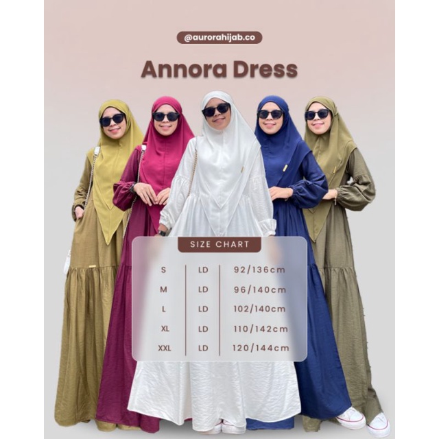 ANNORA DRESS BY AURORAHIJAB