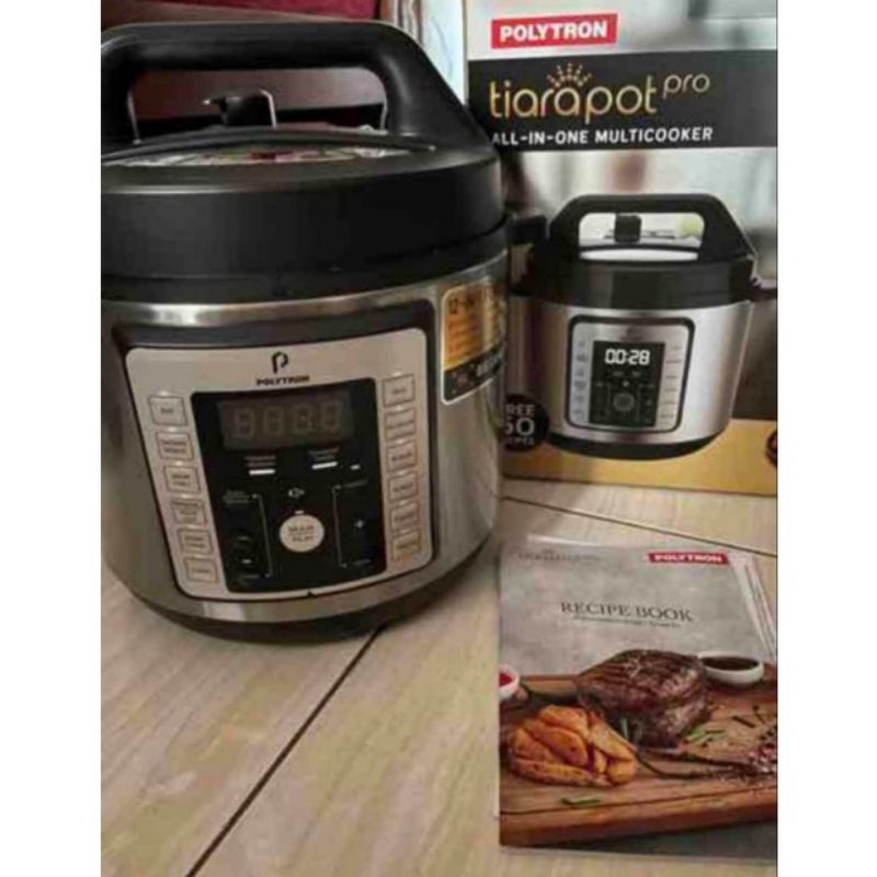 POLYTRON PRC501 Tiara Pot Pro Smart Multicooker 6 Liter 900 Watt Presto