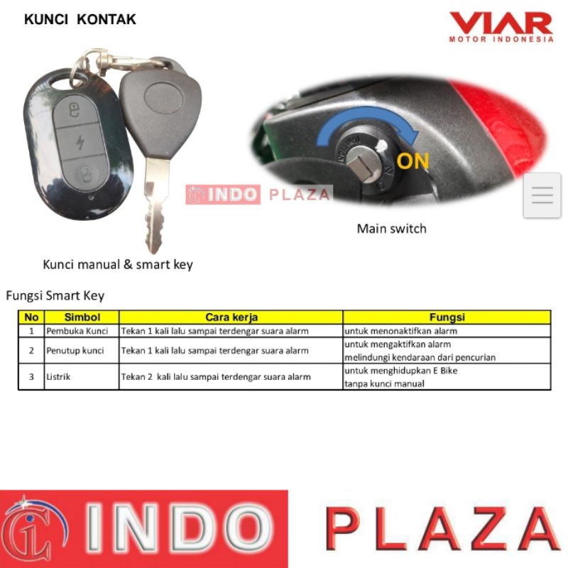 SEPEDA LISTRIK VIAR AKASHA 1 GARANSI RESMI