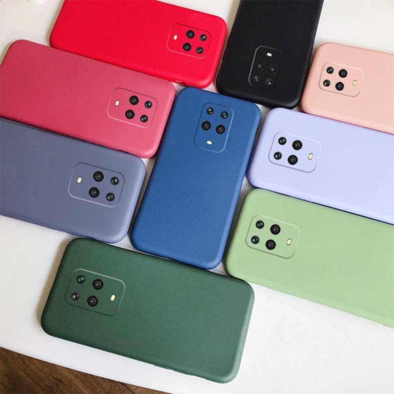 Case Silikon Cair Untuk Xiaomi Redmi Note8 8T 9 9s Pro Max 4G 5G Perlindungan Penuh Shockproof Cover Case