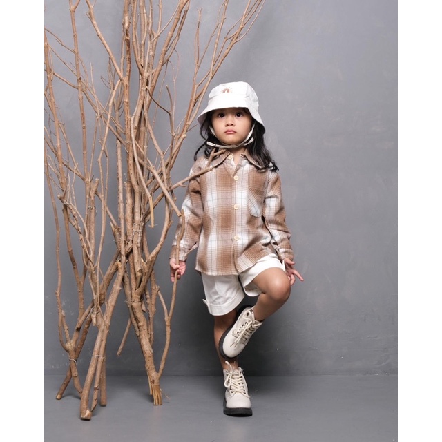 KEMEJA FLANEL - Promo 10.10 Baju Anak Laki Laki Setelan Atasan Bayi Baby Kids Cewek Cowo Perempuan Katun Lucu Murah 1-6 Thn