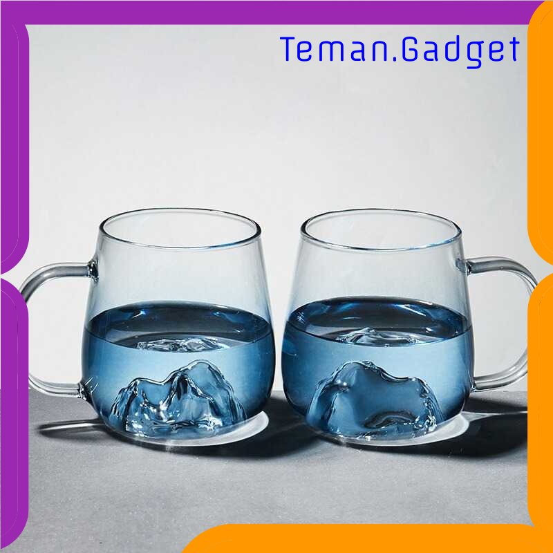 TG - DPR FOURETAW Teko Pitcher Teh Kopi Jus Borosilicate Glass 1.7L with 2 Cup - YS-6338