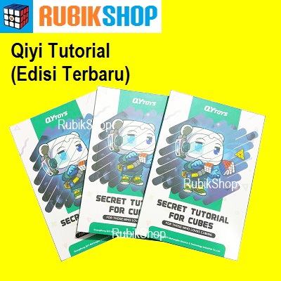 QIYI SECRET TUTORIAL BOOK / BUKU RUMUS RUBIK CFOP CROSS F2L OLL PLL