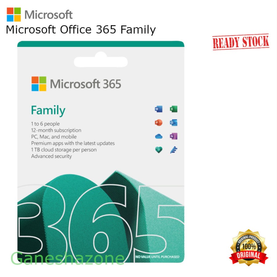 Microsoft Office 365 Family POSA
