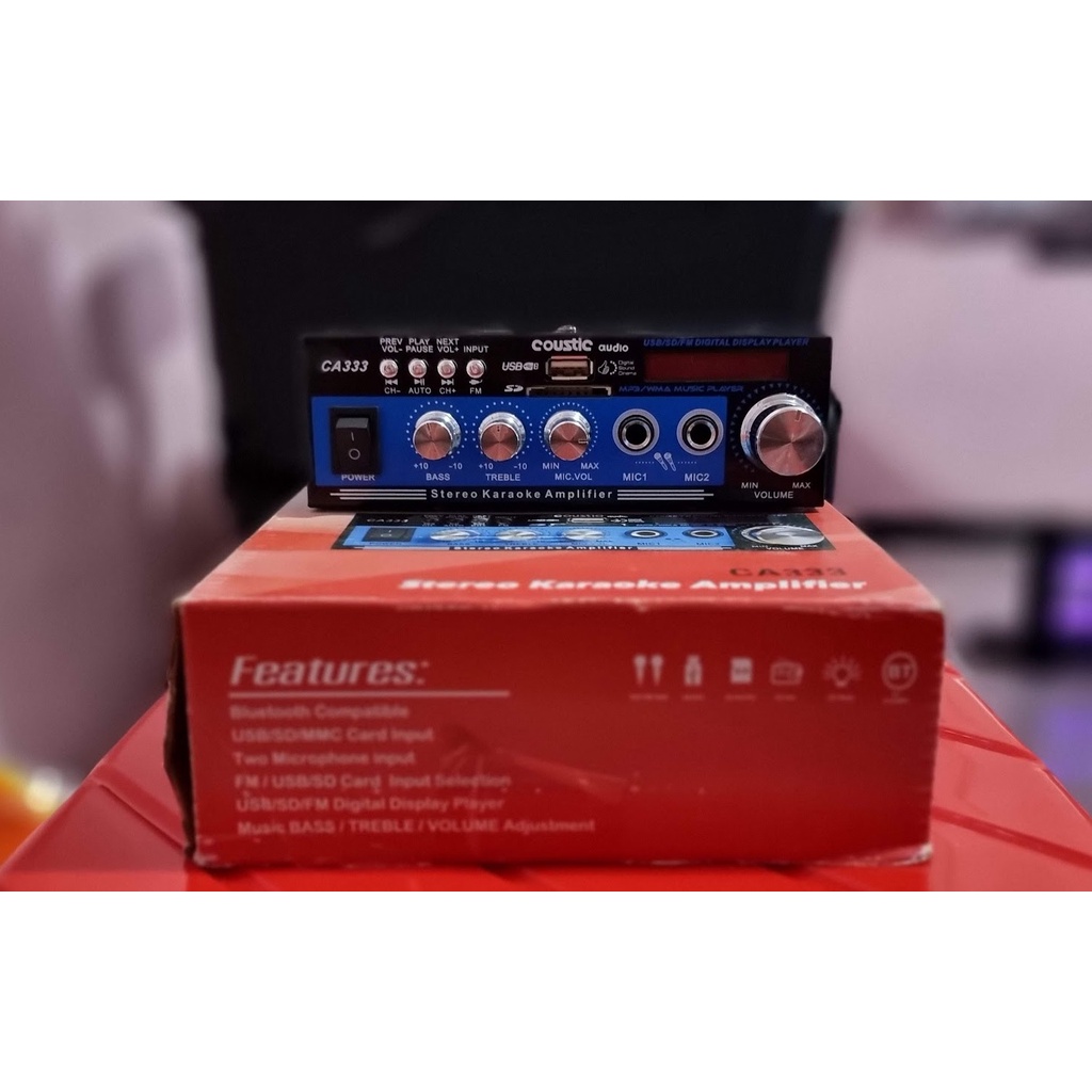 TAPE RADIO  COUSTIC USB MP3 KARAOKE