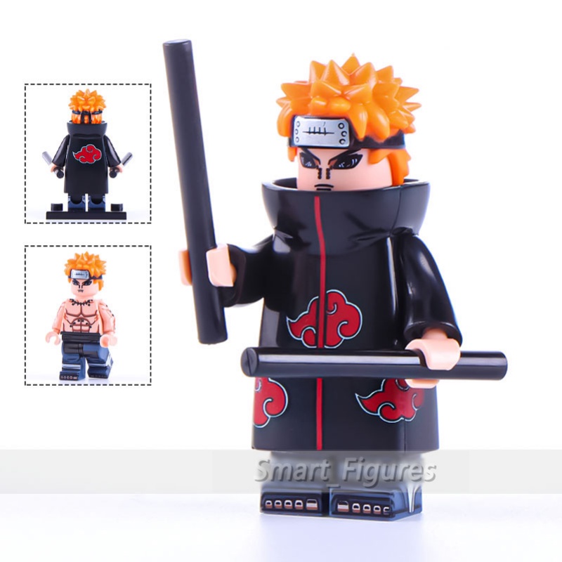 Hiruko Minifigures Naruto Sasori Akatsuki Nagato Pein Konan Deidara Yahiko Mainan Hadiah Figure Mini K2111