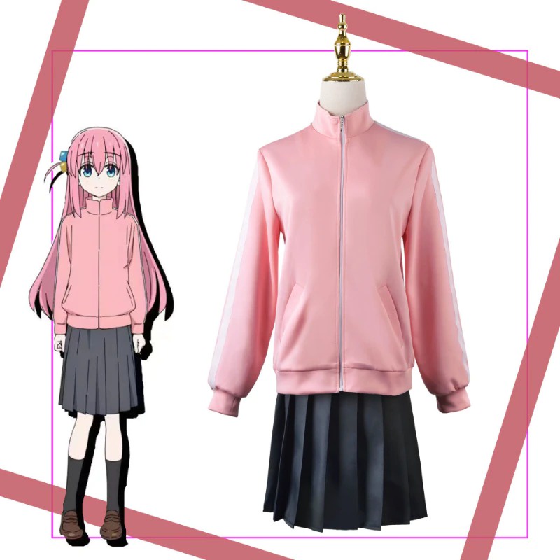 Jaket Sweater Bochi Cosplay ANIME BOCCHI THE ROCK