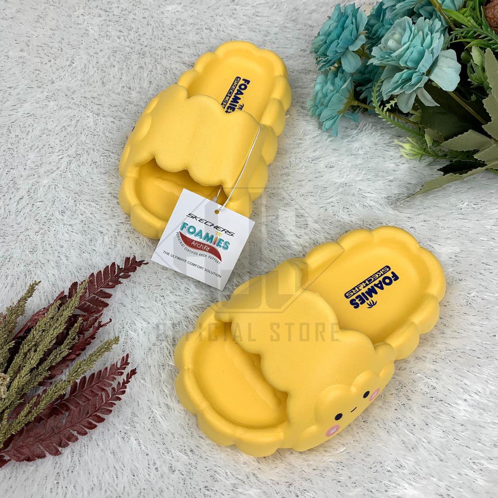 Sandal Selop Anak Perempuan Cloud Awan Korean Style Eva Ringan Terbaru Slip On Jelly Cute Sandal Slop Wanita Anak Anak