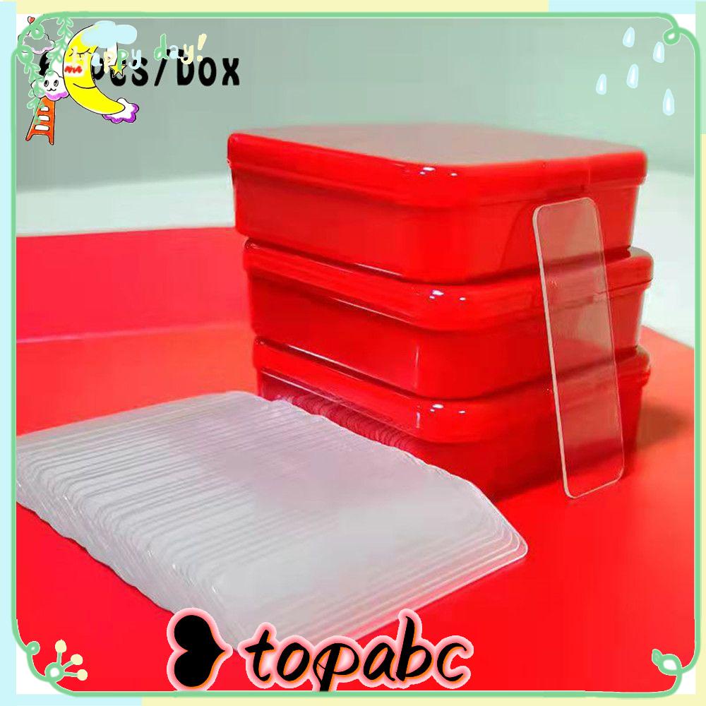 Top 60/120PCS Stiker Dua Sisi Handphone Rumah Magic Stiker Transparan Sticky Pads Anti-Slip Removable Tape