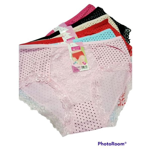 Lover.Fashion Celana Dalam Wanita Misslily Renda Brukat (3368)