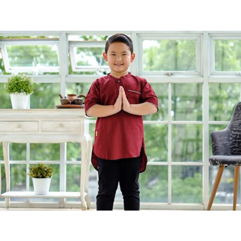 Kemeja Kurta Anak Laki-laki 4_10 (3-10 Thn)