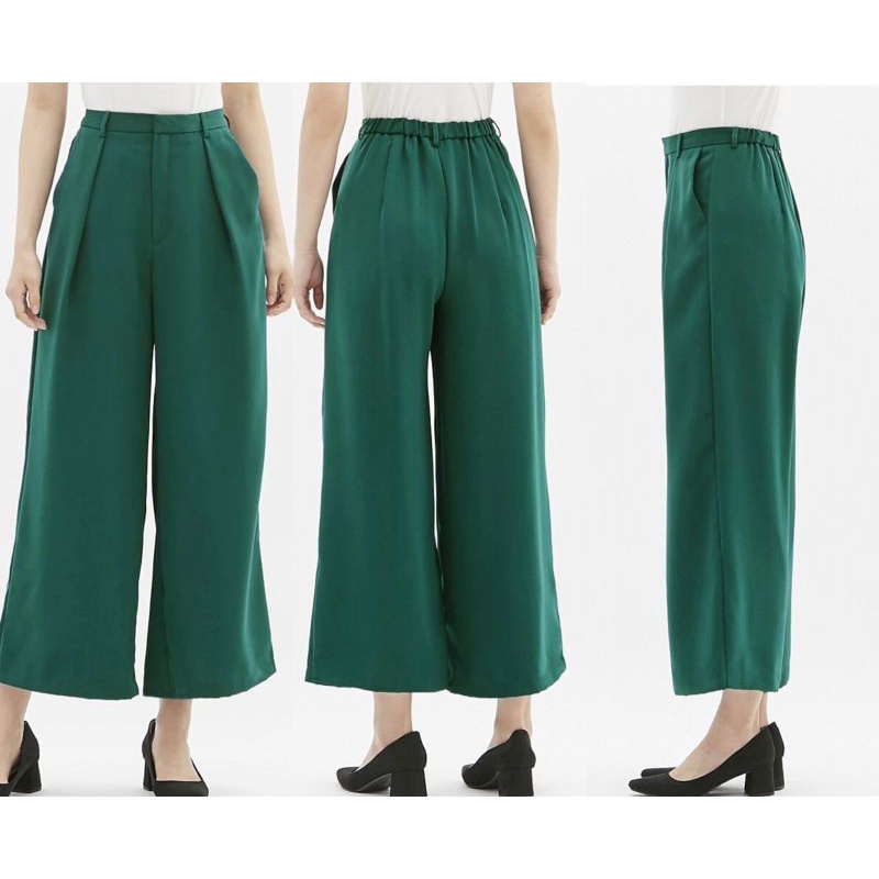 Gu Clean wide pants